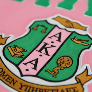 เสื้อฮู้ดสีชมพูปักลายกรีนเชนิลล์ สำหรับสตรีชมรมพี่น้องกรีก ผ้าพรีเมียม นุ่มสบาย ใส่ได้ทุกวัน ทรงสวยทันสมัย - Product Image 5