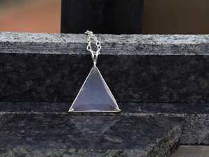 Colgante de estrella de David de cuarzo rosa, colgante de cristal plateado para sanación espiritual, delicada joya energética, regalo - Product Image 2