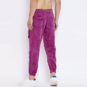 Pantalones Jogger Casuales Ligeros Unisex de Estilo Vintage con Lavado Ácido y Logotipo Personalizado para Hombre - Product Image 2