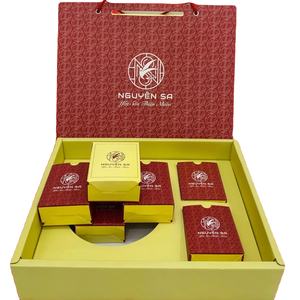 Cajas de Cartón Rígido con Diseño de Apertura Abatible, Impresión UV Offset, Embalaje Ecológico para Pasteles, Venta al Por Mayor, para Envío de Alimentos, Tipo Telescópico - Product Image 1