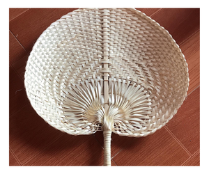 พัดใบปาล์มสไตล์ทรอปิคอล ทำมือแบบวินเทจ ของขวัญฤดูร้อน - Product Image 1