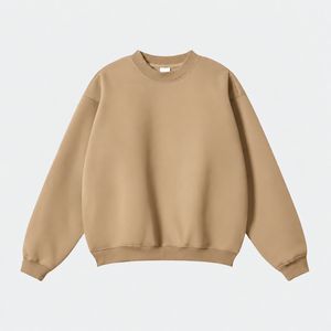 Sudadera de peso pesado para hombre, venta directa de fábrica, corte holgado, hombros caídos, ODM, tejido gofrado, manga larga, tops, sudadera para uniformes de equipo - Product Image 1