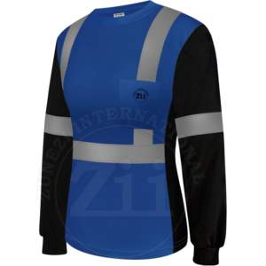 Sweat-shirt de sécurité réfléchissant haute visibilité CLASSE 1 Logo personnalisé Imperméable LED Flash FR ZUNEZI INTERNATIONAL - Product Image 1