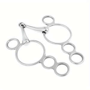 บิตม้าสแตนเลส อุปกรณ์ขี่ม้าแบบอังกฤษ  ปรับแต่งได้ - Product Image 3