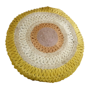 Tapis en jute tissé à la main, style bohème, écologique, géométrique, tribal, tissage plat - Product Image 4