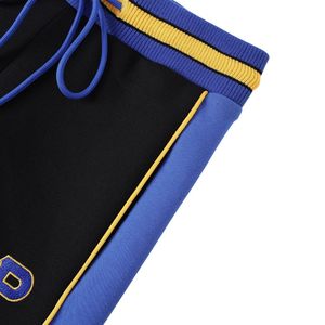 Pantalones de Calentamiento Sigma Gamma Rho Black Air Tech Fleece SGRho Azul Dorado, Ropa Griega Premium - Product Image 6