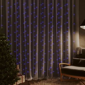 9.8 'x 9.8 'luci LED tenda 300 LED blu LED con 8 funzioni per l'illuminazione decorativa - Product Image 1