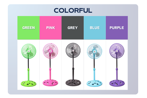 Ventilateur électrique en métal de 18 pouces avec une forte circulation d'air et une grille de sécurité pour le salon et le bureau - Product Image 5