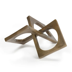 Décoration Cadeau : Sculpture Géométrique Abstraite Moderne en Aluminium – Statue d'Art de Luxe pour la Maison, le Salon, le Bureau, l'Hôtel - Product Image 1