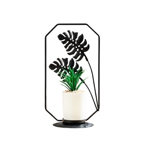 Moderno Soporte de Pared de Metal con Rejilla para Plantas, Soporte para Macetas Colgantes, Decoración de Pared de Hierro para Plantas de Interior - Product Image 3