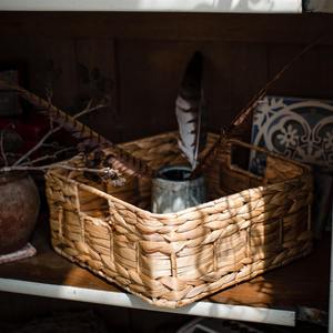 Cesta de Almacenamiento Cuadrada de Jacinto de Agua, Cesta de Almacenamiento Hecha a Mano, Venta al por Mayor, Ecológica, Hecha en Vietnam - Product Image 6