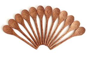 Coconut <b>spoons</b>, wooden <b>spoon</b>, vegan utensils, engraved <b>spoons</b>, wooden utensils, wooden utensil set, coconut <b>spoon</b>, vegan <b>spoon</b>, - Product Image 5