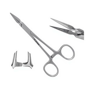 Pinzas Splinter de 5.5 Pulgadas con Punta Recta Dentada, Instrumento Quirúrgico de Acero Inoxidable Alemán, Pinzas de Precisión para Aplicación Médica - Product Image 6