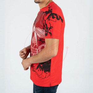 Vêtements d'été sur mesure pour hommes, t-shirts en strass, polyester/coton, respirants, écologiques, séchage rapide, meilleure qualité, nouveau style - Product Image 3