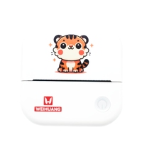 Impresora Térmica Portátil Pequeña y Económica WH-M27 de 57 mm para Niños con USB y para Impresión en Blanco y Negro en Existencia