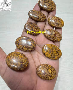 Mariyam Jasper หินอัญมณีทรงหลวมทำจากคริสตัลขัดเงาทุกขนาดสำหรับเครื่องประดับจี้ทำหินรูปร่างผสม - Product Image 3