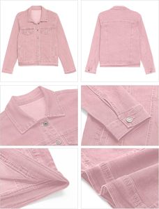 Women's <b>Cropped</b> <b>Denim</b> <b>Jacket</b> Vintage Blue Button Closure Casual Street Style OEM Custom Fashion Outerwear Premium Quality Fit - Product Image 5