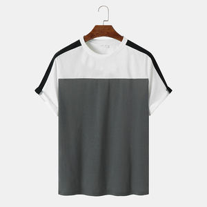 เสื้อยืดคอกลมแขนสั้นผู้ชายสั่งทำขายส่ง คุณภาพสูง ผ้าฝ้าย 100% เสื้อยืดเปล่า ผลิตในปากีสถาน - Product Image 1