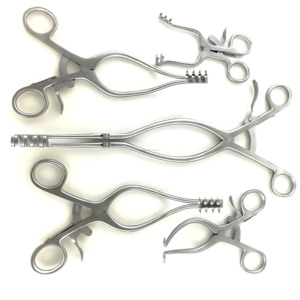 Rétracteur auto-serrant Beckman Adson, ensemble de 5 pièces, instruments orthopédiques en acier inoxydable, fournisseur OEM ODM - Product Image 5