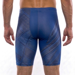 Quick Dry Breathable Moisture Wicking Athletic Wear Men Solid Casual Compression Shorts Gym Workout Base <b>Layer</b> - Product Image 3