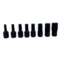 Kit de 20 embouts hexagonaux de 3/8'' (35 mm) pour tournevis électrique DIY OEM avec 1 adaptateur de 1/2''