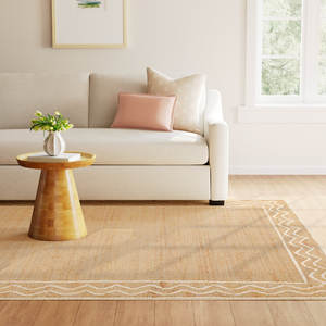 ชุดพรมปูในพื้นที่สไตล์โบฮีเมียนขนสัตว์และปอกระเจาทำจากธรรมชาติ - Product Image 2