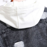 Vestes en jean vintage en toile, durables, en coton, pour l'extérieur, décontractées d'été, avec fermeture éclair sur le devant, imperméables, respirantes, réversibles, service OEM