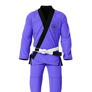 Uniforme Profesional Unisex de Jiu-Jitsu Brasileño, Color Azul Personalizado, Ropa de Artes Marciales del Fabricante para Entrenamiento de BJJ - Product Image 4