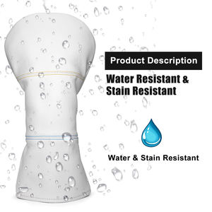 Housse de tête de club de golf personnalisée OEM en cuir PU, doublure intérieure douce, surface imperméable et taille universelle pour tous les golfeurs - Product Image 3
