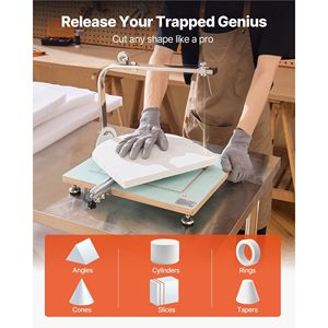 Taglierina Elettrica per Polistirolo a Filo Caldo, Portatile da Tavolo, 58W, con Temperatura Variabile - Product Image 2