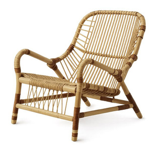 HNH Craft Durable Luxury Rattan <b>Wing</b> Back Leisure Occasional Arm <b>Chair</b> Modern Outdoor Furniture for Living Room Made Vietnam - Product Image 4