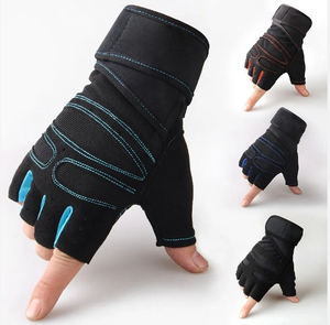 Leather Half Finger Weightlifting Gloves for Bodybuilding Gym Fitness Workout-<b>Waterproof</b> Breathable - Product Image 4