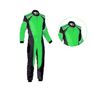 Combinaison de course moto pour homme, manches longues, vert et noir, respirante, pour toutes les saisons - Product Image 6