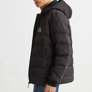 Blouson d'hiver matelassé pour homme, style urbain, conception personnalisée OEM, haute qualité, épais, réversible, écologique - Product Image 4
