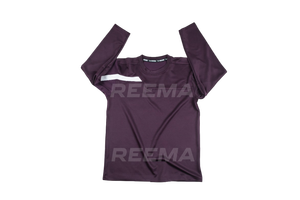 T-shirt de sport à manches longues pour homme, respirant, séchage rapide, coupe ample, couleur unie, personnalisable pour équipe - Product Image 2