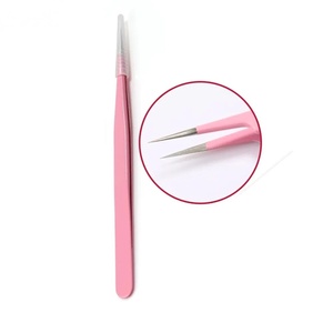 แหนบติดขนตาปลอมแบบมืออาชีพ ชุบทอง ปลายเรียบ ใช้งานได้อย่างแม่นยำ - Product Image 5