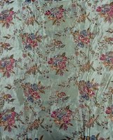 Tissu en Chiffon Brodé à Imprimé Floral 100% Polyester, Matière Textile Douce et Fluide pour Robes et Vêtements de Mariage