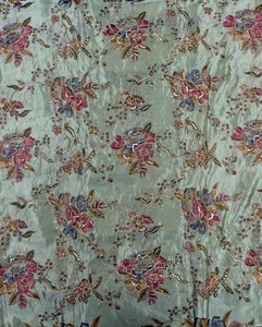 Tela de Chifón Bordada con Estampado Floral, 100% Poliéster, Material Textil Suave y con Buen Caída para Vestidos y Prendas de Boda - Product Image 2