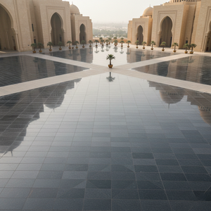 Gran Complejo Islámico con Fachada Exterior de Piedra Caliza Beige y Elementos de Arco Modulares - Product Image 4