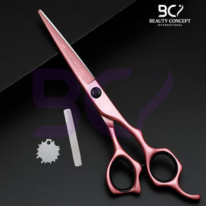 Nouvel arrivage du meilleur fournisseur : Ciseaux de coiffure professionnels intelligents de 6 pouces, couleur or rose, pour salons. - Product Image 3