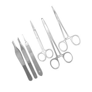 Kit complet de pratique de suture manuelle pour étudiants en médecine vétérinaire, outils de dissection en acier inoxydable, coussin en silicone pour la peau, Pentax - Product Image 3