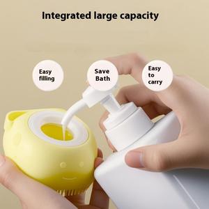 Peine autolimpiante de silicona para mascotas, cepillos de un solo lado para perros, cepillo de baño para perros, limpieza y Baño de mascotas - Product Image 3