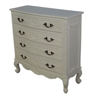 Commode haute en bois de luxe, style français, commode de chambre à coucher, meubles pour la maison et l'hôtel, style antique