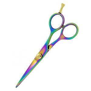 Ciseaux de coiffure professionnels PROSEE en acier inoxydable 440C, lame tranchante, 32 dents, manche moyen, pour droitiers - Product Image 5