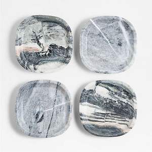 Juego de posavasos de mármol pulido para mesa de comedor con acabado liso, resistentes al calor, para uso en la cocina. - Product Image 1