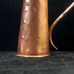 Copper Water <b>Jug</b> Vintage Style Hammered Finish Wide Mouth Design Durable Metal Pitcher for <b>Drinks</b> Party Use - Product Image 5