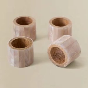 Wooden and resin crafted new napkin ring luxury design here <b>top</b> seller <b>table</b> <b>decoration</b> - Product Image 1