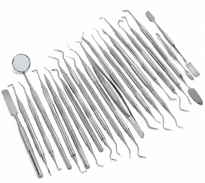 Juego de Microsondas Dentales Exploradoras de Acero Inoxidable con Instrumentos de Doble Extremo - Product Image 1