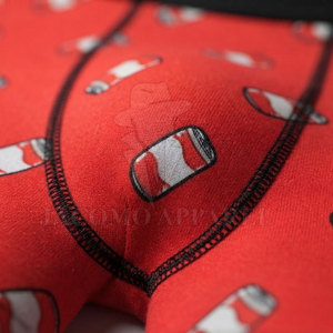 Calzoncillos Boxer de Diseño Casual, Elásticos, de Algodón Suave, Tejido Transpirable, Cintura Acanalada, Estilo Diario - Product Image 5