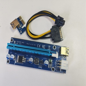 Câble d'extension de <span class=keywords><strong>carte</strong></span> <span class=keywords><strong>graphique</strong></span> PCIe GPU <span class=keywords><strong>Riser</strong></span> 1X à 16X, adaptateur d'alimentation V011 Pro VER12 010S Plus, kit de <span class=keywords><strong>minage</strong></span> USB 3.0 - Product Image 6
